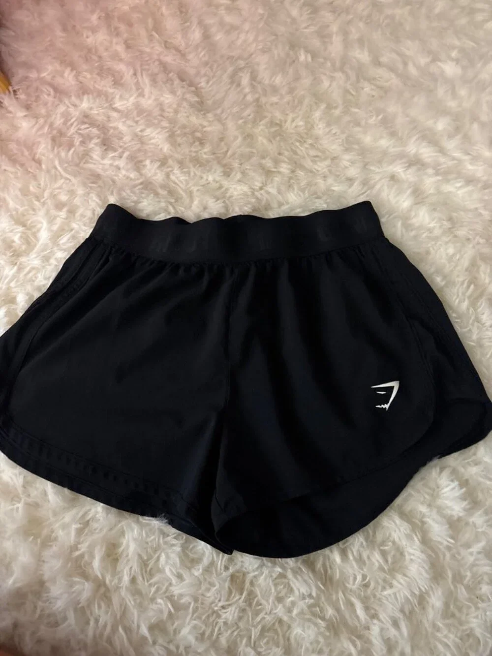 Gymshark Women's Small Black Athletic Running Shorts Gym Workout